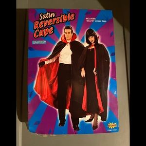 Halloween costume Vampire satin Reversible cap